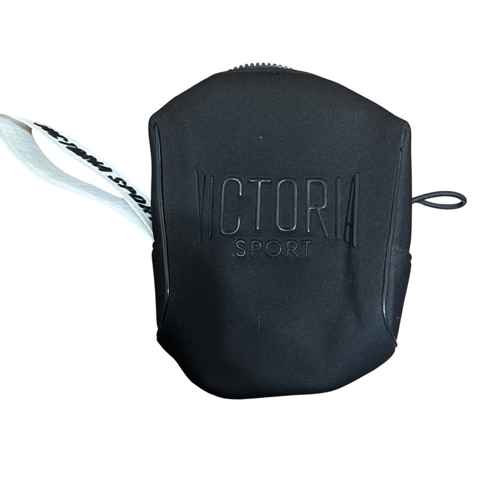 Y2K Victoria's Secret Victoria‎ Sport Black Small Gym Bag Wristlet Makeup Zip